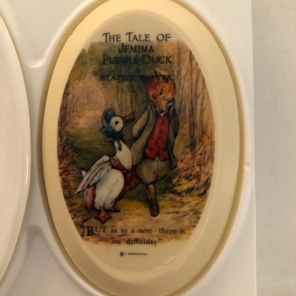 VTG Beatrix Potter Soap Dish & Soap~Jeremiah Puddle Duck in Box - Picture 4 of 8